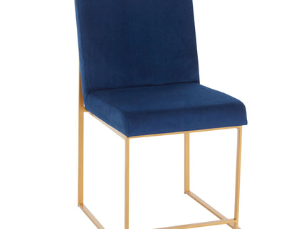 Fuji - Contemporary Stylish Frame, High Back Dining Chair (Set of 2)