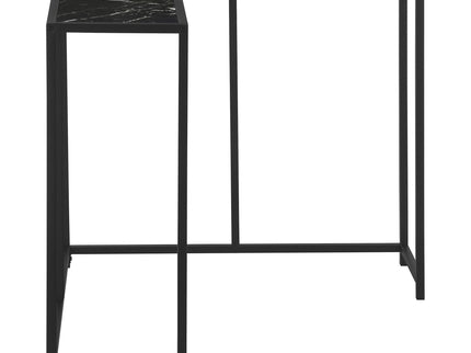 Corner Accent Console Table For Entryway, Unique L-Shaped Design