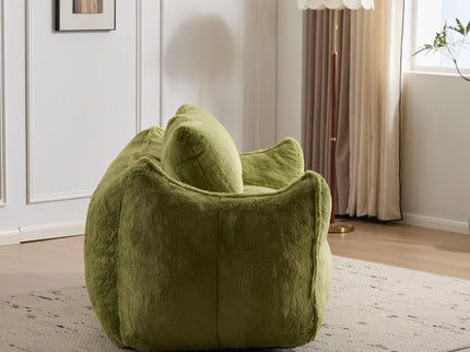 Giant Bean Bag Couch, Ultra Soft Fluffy Loveseat For Living Room
