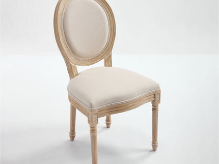 Upholstered With Round Back Dining Chairs (Set of 2)