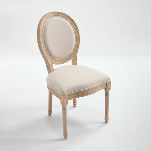 Upholstered With Round Back Dining Chairs (Set of 2)