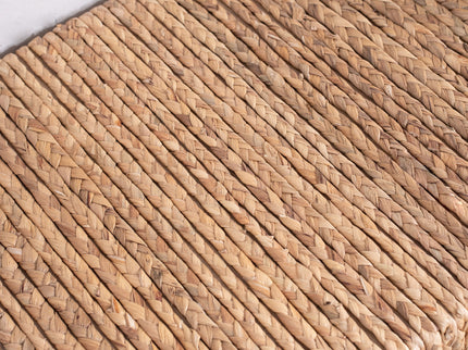 Console Table, Handwoven Top - Antique Natural / Natural