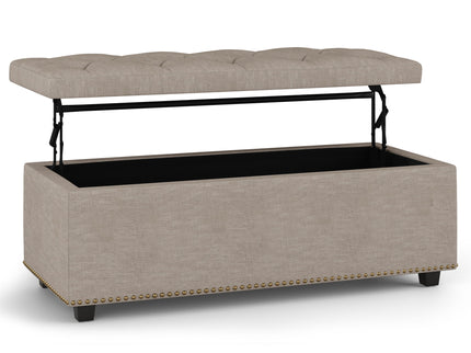 Hamilton - Upholstered Lift Top Rectangular Storage Ottoman
