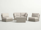 Gray / 4 Pc. Sofa, 2 Chairs, Table