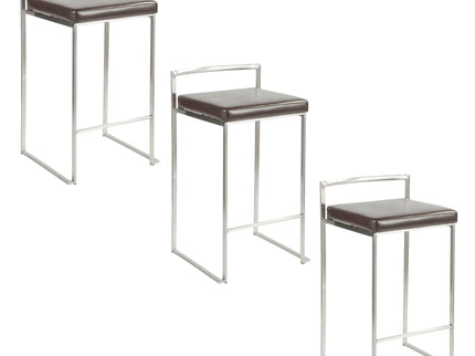 Fuji - Elegant Design Contemporary Stackable Counter Stool
