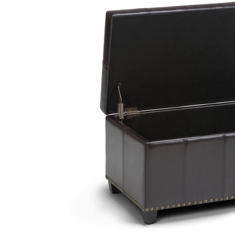 Amelia - Transitional Storage Ottoman Bench