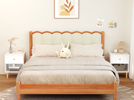 Nightstand With 1 Drawer And 1 Shelf - White