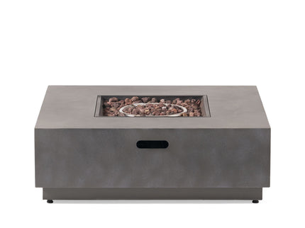 Modern Square Fire Pit With 50, 000 Btu