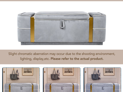 Storage Bench Upholstered Ottoman Bed End Bench With Lift Top Storage