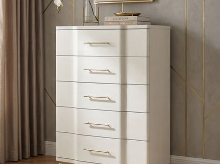 Lexington - 5 Drawer Chest - Beige
