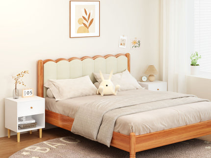 Nightstand With 1 Drawer And 1 Shelf - White