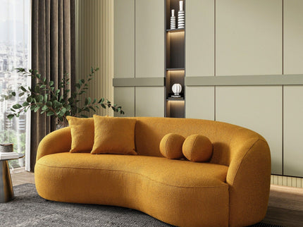 Drake - Japandi Style Curvy Boucle Sofa