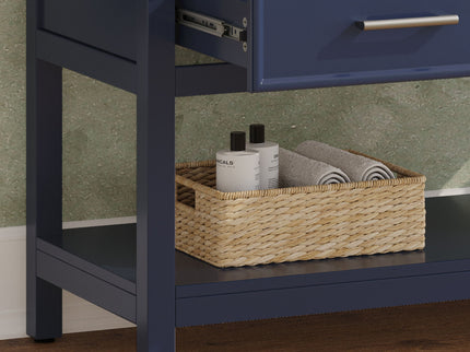 Bathroom Vanity With Ceramic Sink, Tip Out Tray & 2 Full Extension Drawers