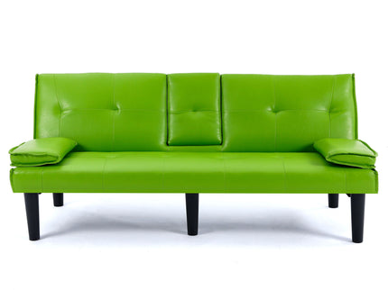 Sofa Bed With Foldable Design And Cup Holder