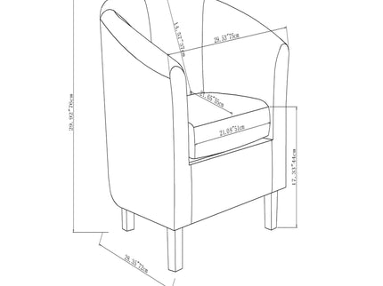 Austin - Handcrafted Tub Chair