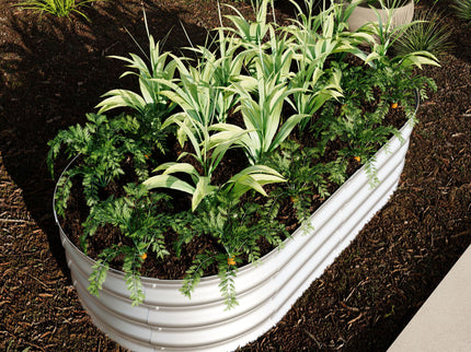 Heavy Duty Galvanized Raised Garden Bed Kit For Vegetables, Flowers & Herbs