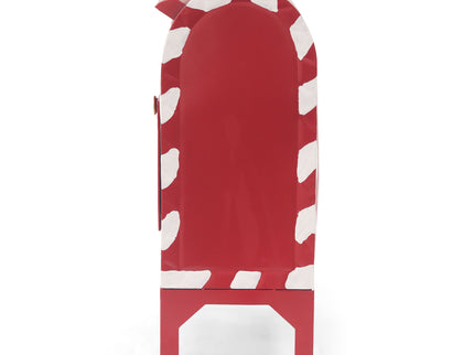 Christmas Mailbox Decoration With Festive Design, Classic Holiday Charm - Red