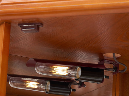 Corner Curio Cabinet With 5 Shelves And Lighting System (E26 Light Bulb Not Included)