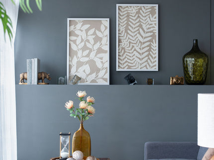 Shadow Box Wall Decor (Set of 2) - White