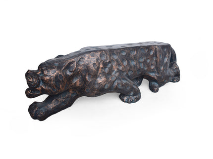 Leopard Lightweight Concrete Bench - Copper