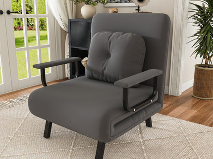 5 In 1 Folding Sofa Bed With 5 Position Adjustable Backrest