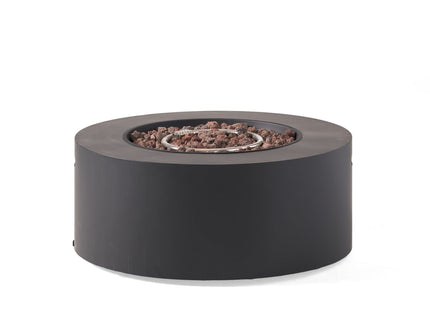 Round Iron Fire Pit With 40, 000 Btu