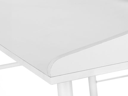 Computer Desk For Home Office, Laptop Storage Shelves, Contemporary & Modern