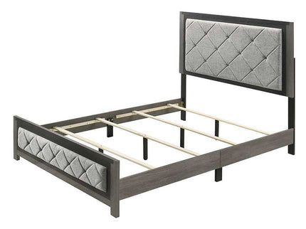 Jehoram - Queen Bed - Gray
