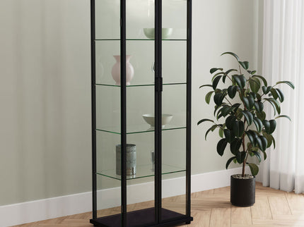 Nevra - 4 Shelf Display LED Curio Cabinet