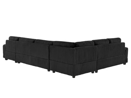 Oversized Sectional Sofa U - Shaped Sofa Couch Modern Sofa Upholstered In Soft With A Chaise Lounge For Living Room
