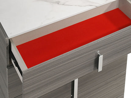 Altima - 5 Drawer Chest - Gray