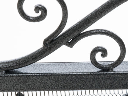 Darcie - Wrought Fireplace Screen, Ornate Design