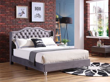 Upholstered Bed Transitional
