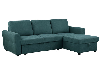 Kenna- Sleeper Sectional Sofa With Storage Ottoman