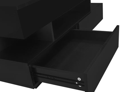Multi Functional Lift Top Coffee Table With 2 Drawers