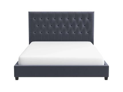 Donald - Mid-Century Modern Upholstered Platform Bed
