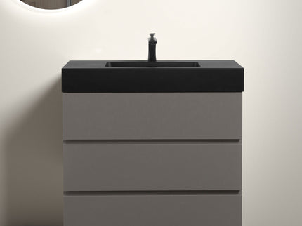 Alice - Bathroom Vanity With Sink, Large Storage Freestanding Bathroom Vanity For Modern Bathroom, One-Piece Sink Basin Without Drain And Faucet