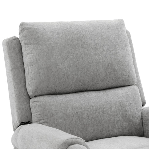 Manual Recliner Massage Chair With Swivel Rocker, 8 Massage Modes, Side Storage Pocket