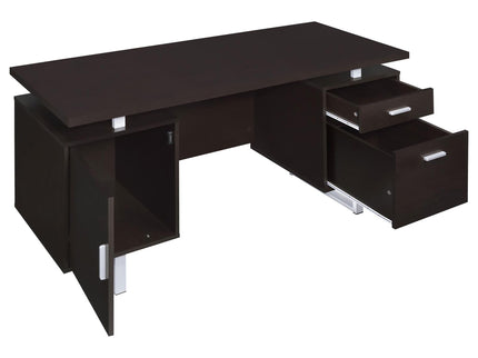 2 Drawer Floating Top Office Desk