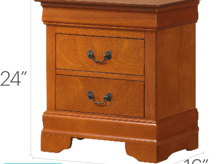 Louis Phillipe - Nightstand - Wood