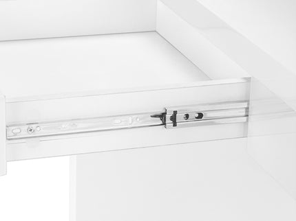 Computer Desk For Home Office, Storage Drawers, Contemporary & Modern - White