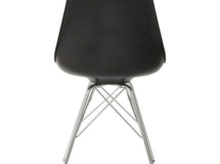 Padded Dining Chair (Set of 2) - Black