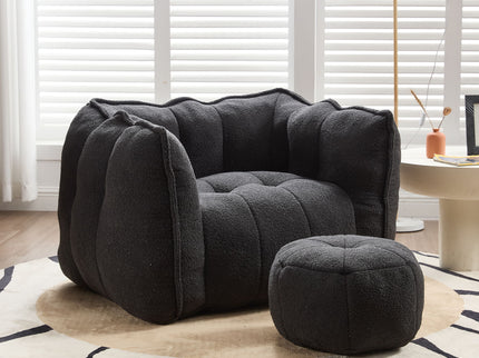 Soft Bean Bag Chair With High Resilient Foam