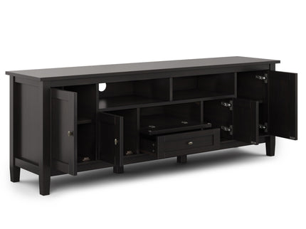 Warm Shaker - TV Media Stand - Hickory Brown