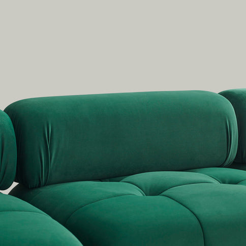 Modular Sectional Sofa, Button Tufted Design With Diy L-Shaped Layout, Reversible Ottoman
