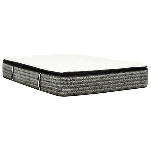 14" Premium Pocket Coil Hybrid Mattress With Gel Memory Foam, Super Plush - Gray / White - King