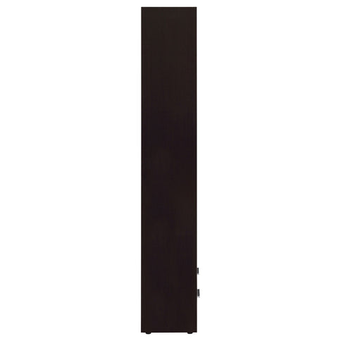 Maureen - 5 Shelf Bookcase With Drawer - Cappuccino