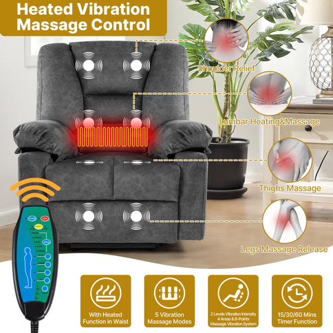 Power Lift Recliner Chair Sofa With Massage