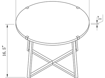 Heyer - Round Table With Open Base