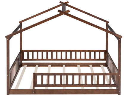 Bed House Bed Frame With Fence